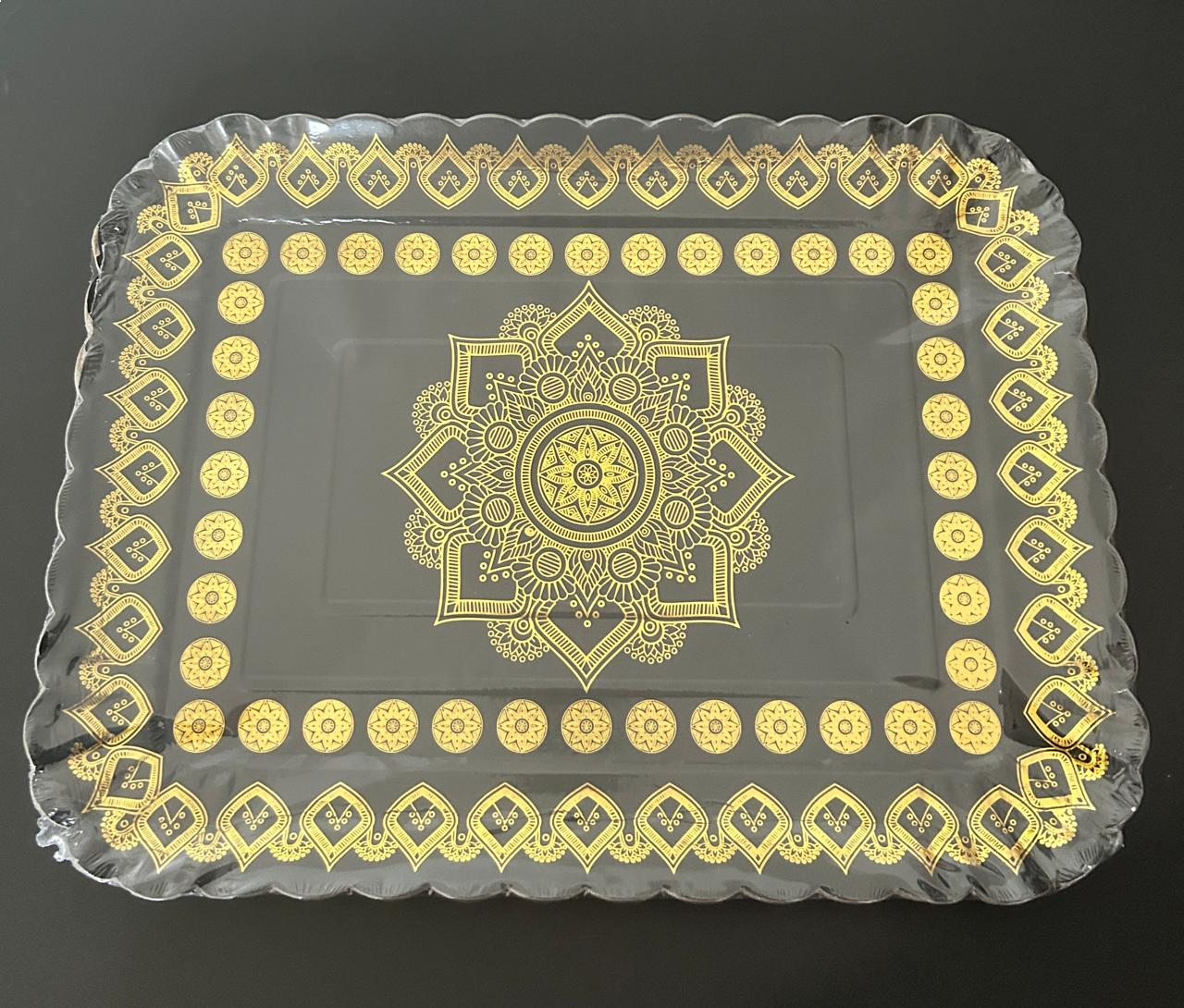 Bandeja Decorada Rectangular X1