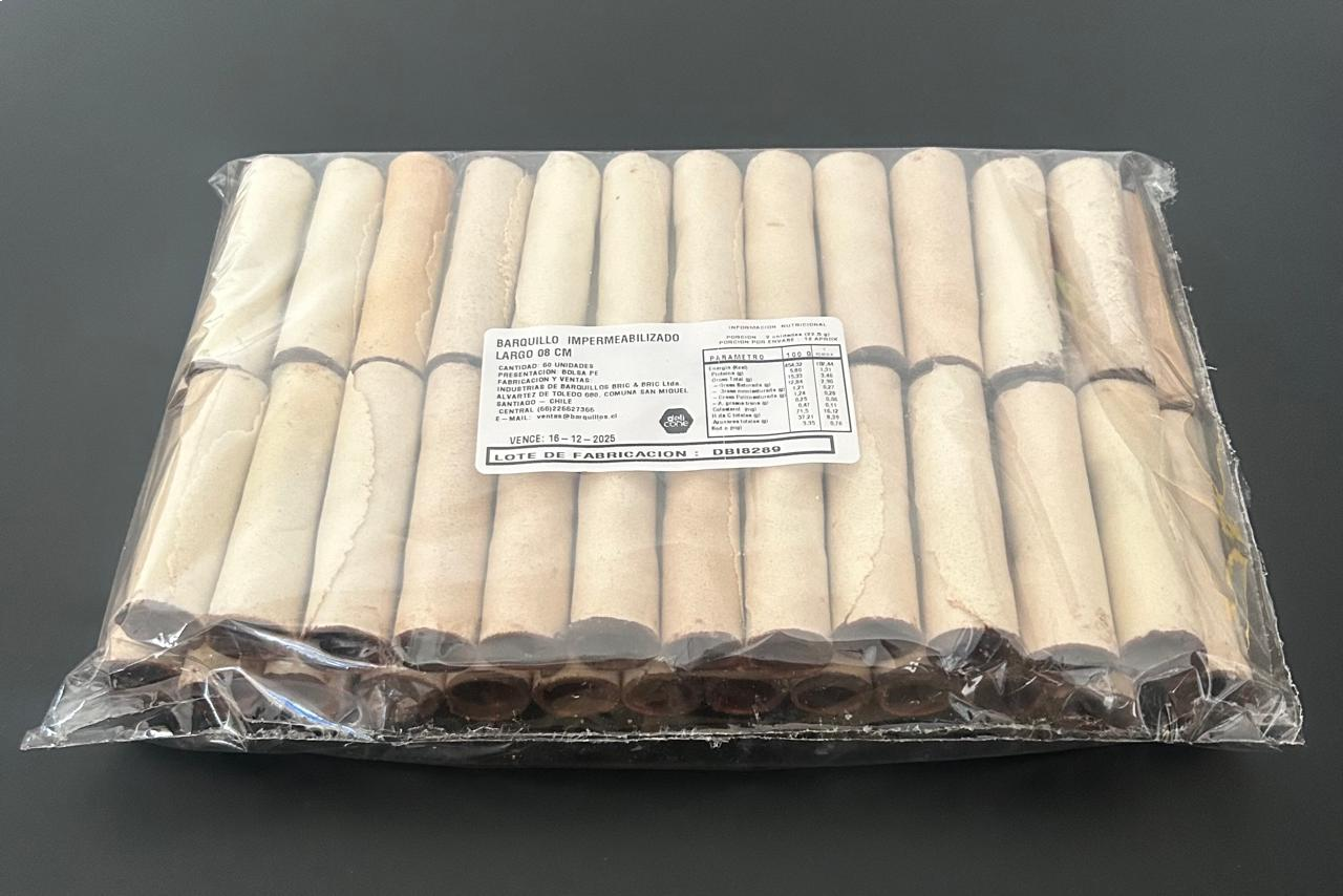 Barquillo Para Rellenar X 50 Impermeabilizados