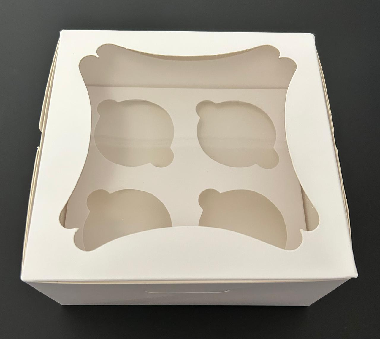 Caja Blanca 4 Cupcake