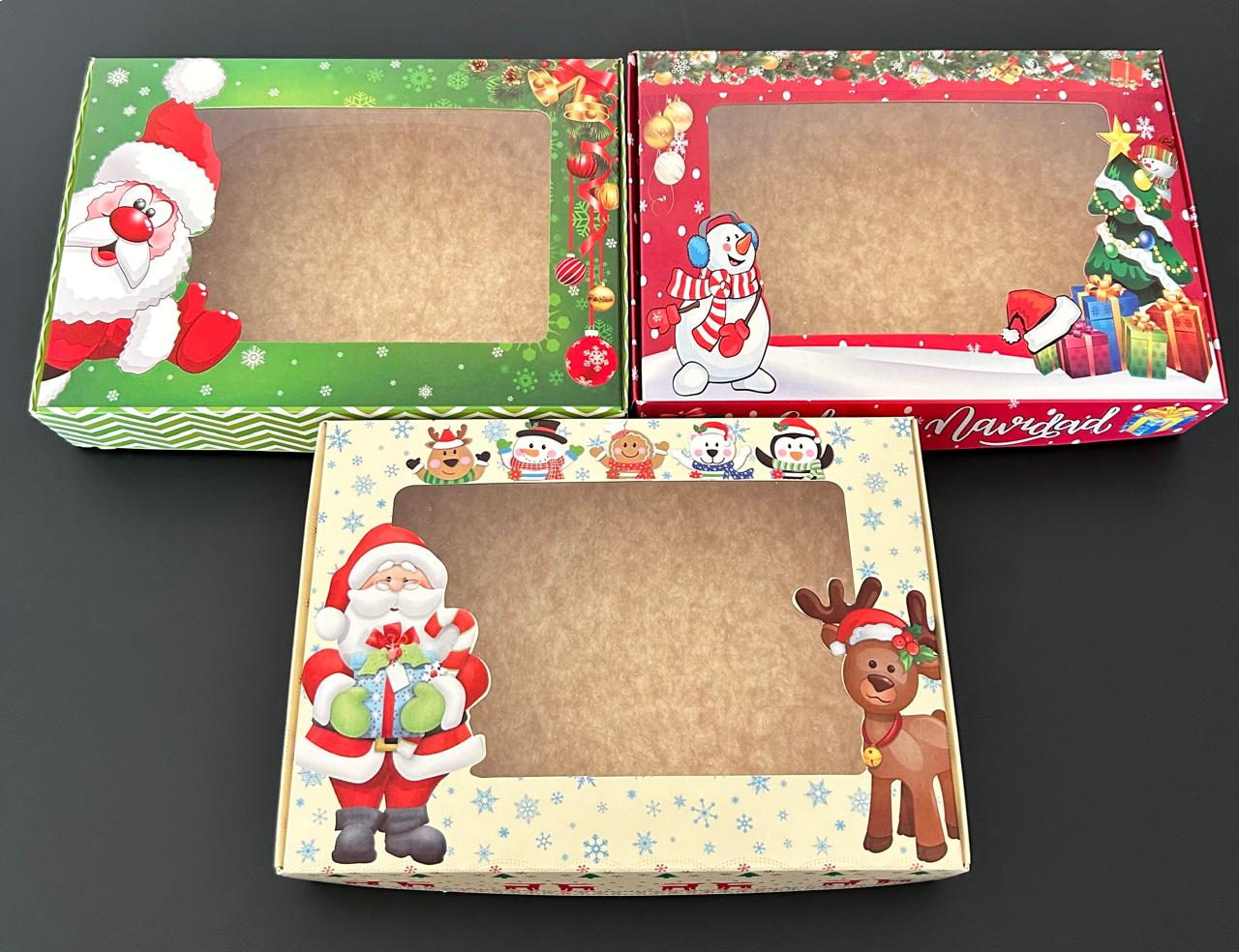 Caja Navidad 6 Alfajores C/u