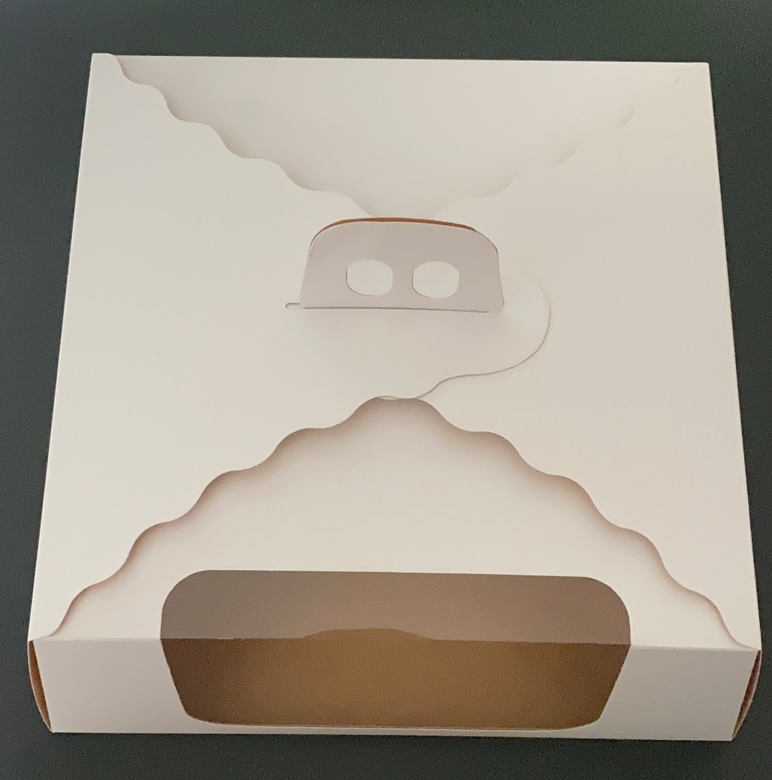 Caja Torta 34x34 Con Visor Grande