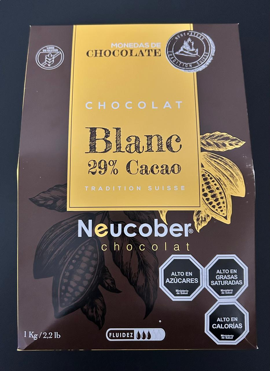 Cobertura Neucober Blanco 29% Cacao
