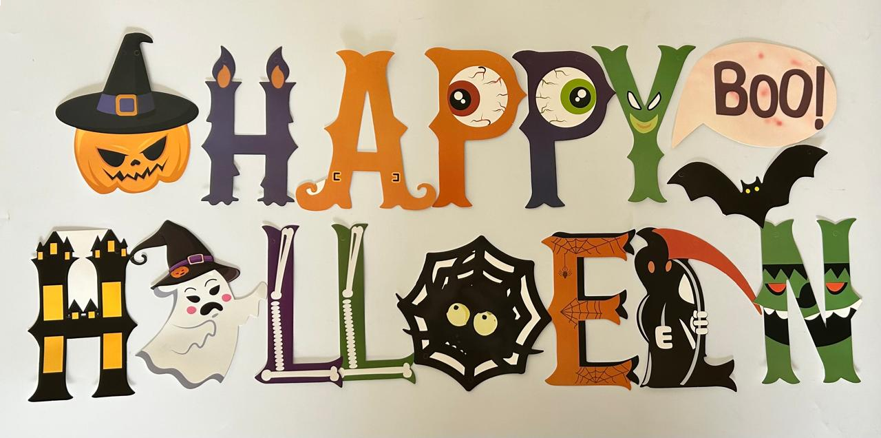 Colgante Happy Halloween Fantasma