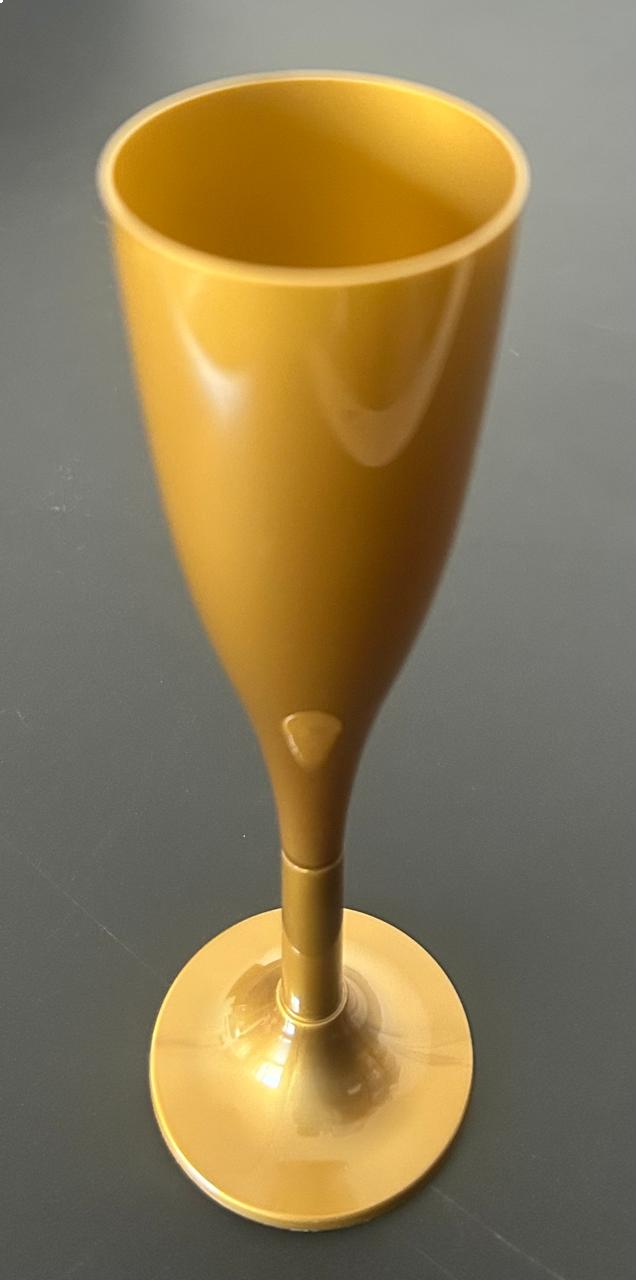 Copa Champagna Dorada X4
