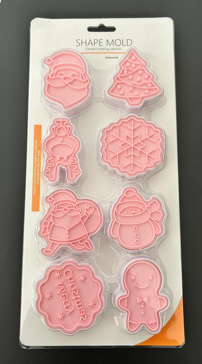 Cortador Galletas Navidad 8 Piezas