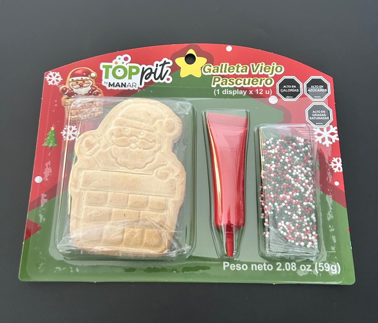 Galleta Viejo Pascuero Para Decorar X1