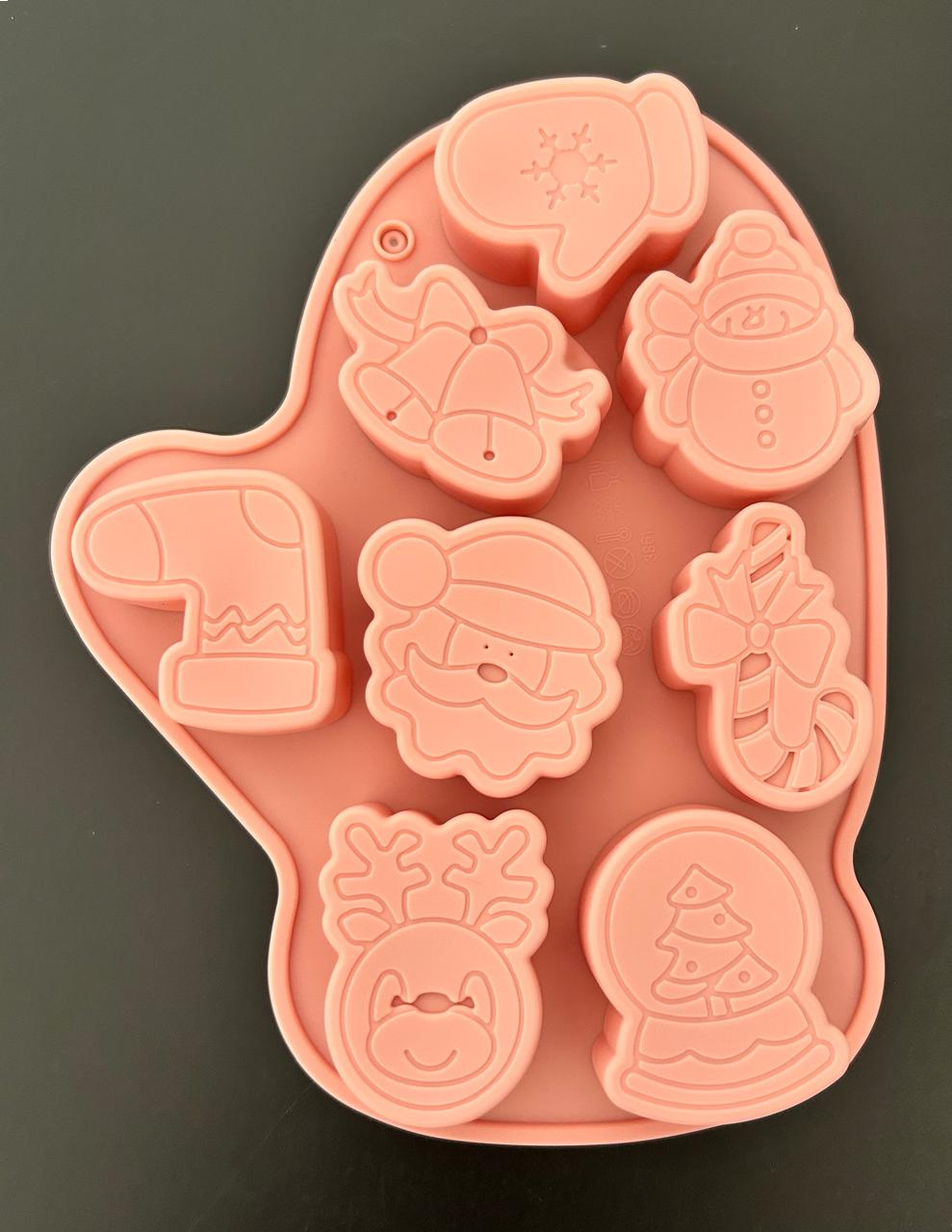 Molde Chocolate Guante Navidad 46599