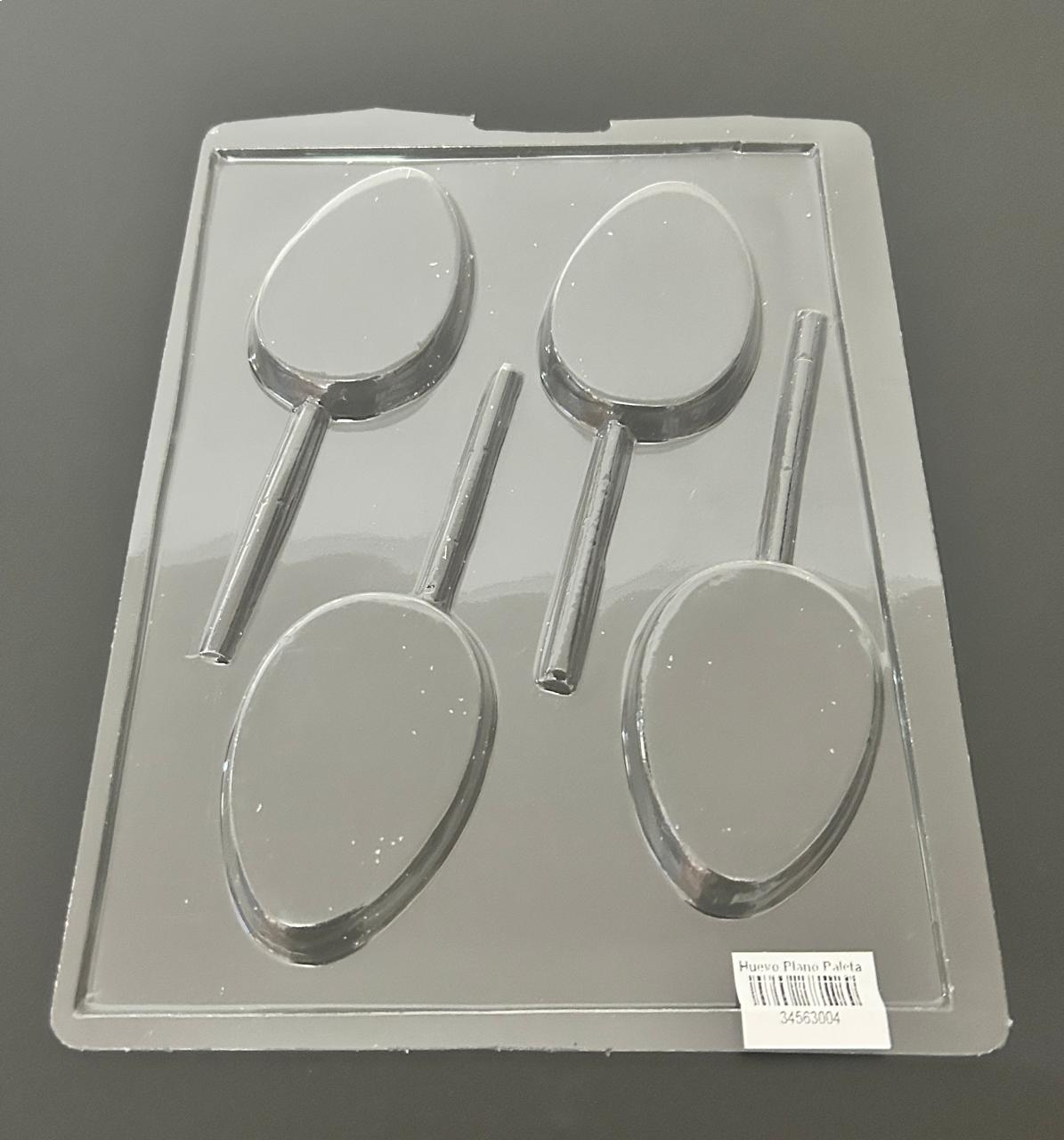 Molde Chocolate Huevo Plano Paleta