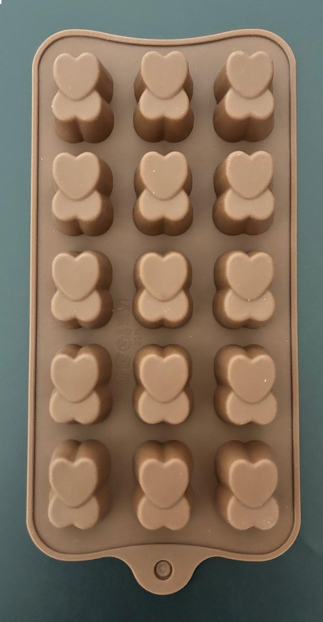 Molde Chocolate Silicona Corazon 46412