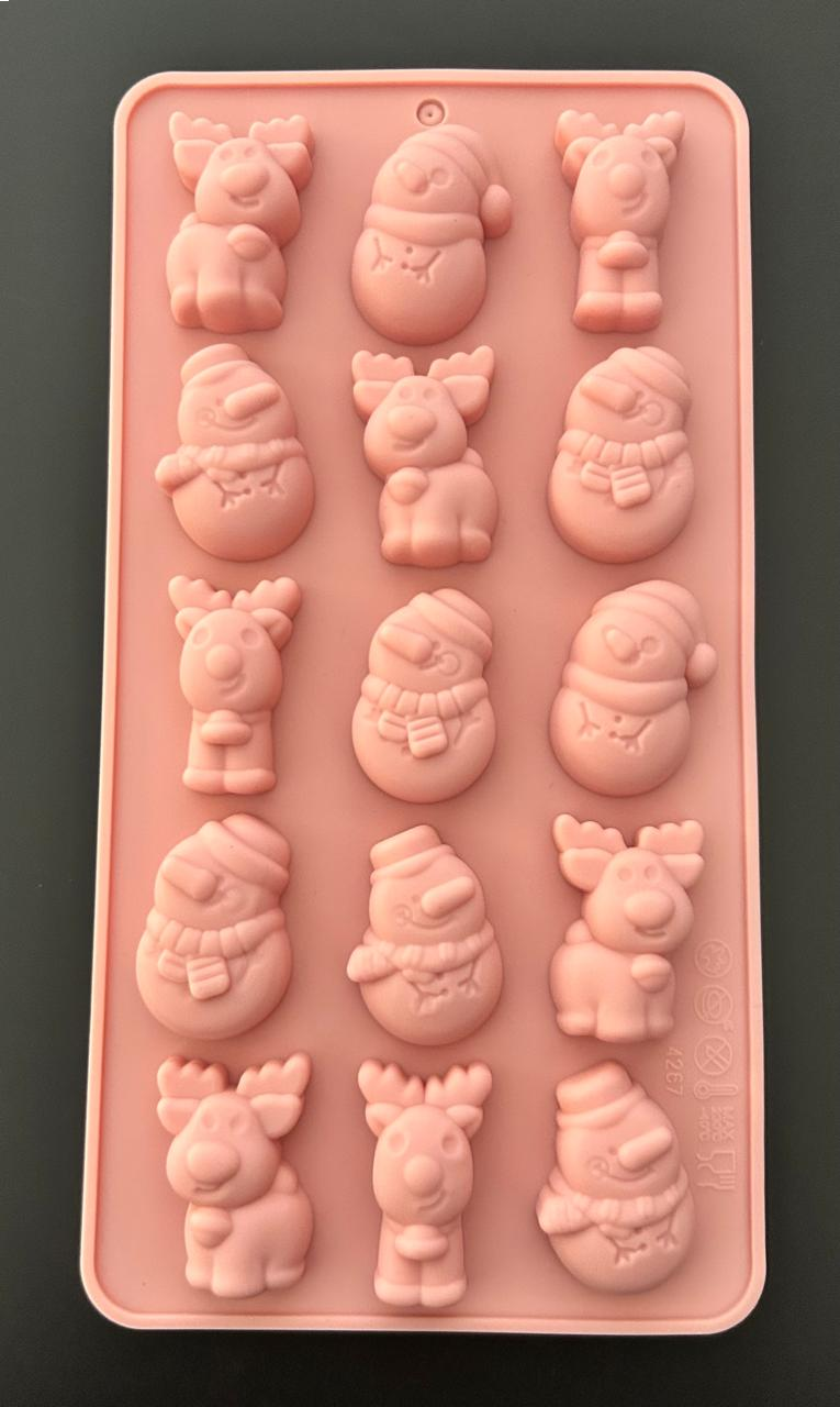 Molde Chocolate Silicona Navidad 46603
