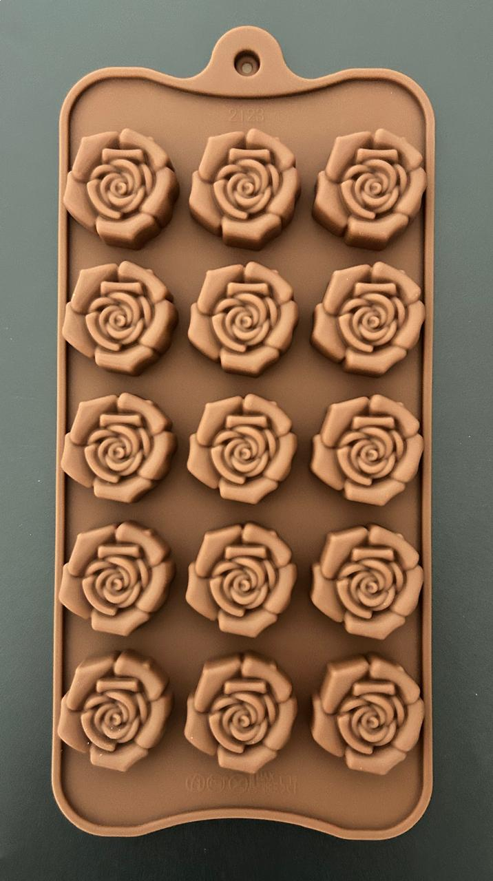 Molde Chocolate Silicona Rosas 46343