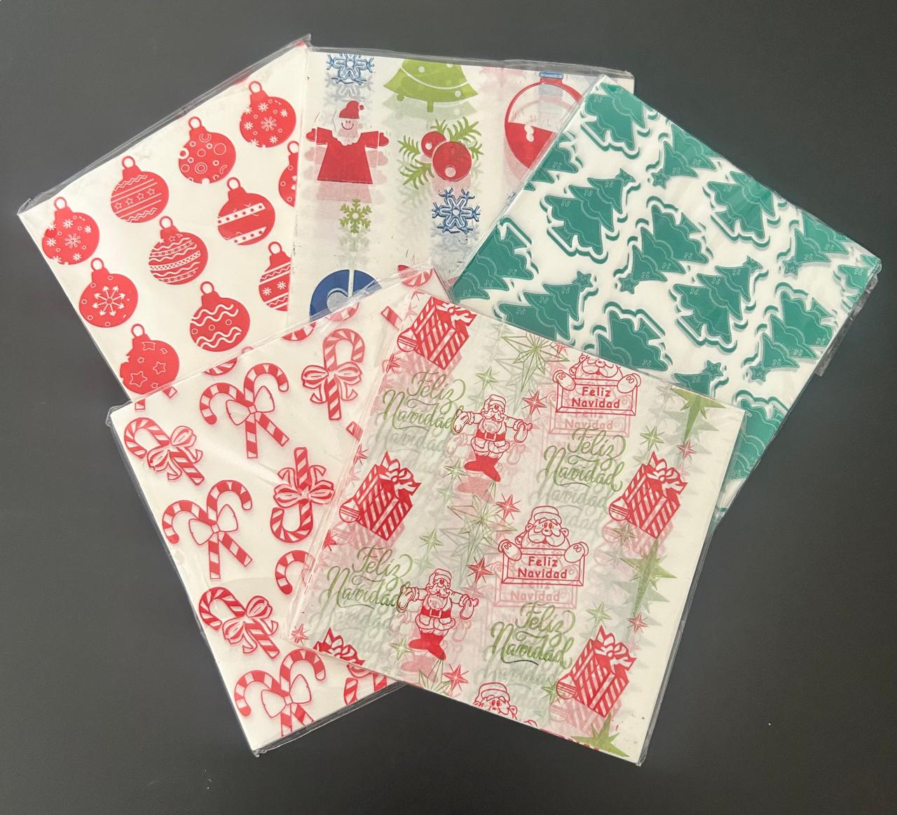 Papel Alfajor Navidad X100