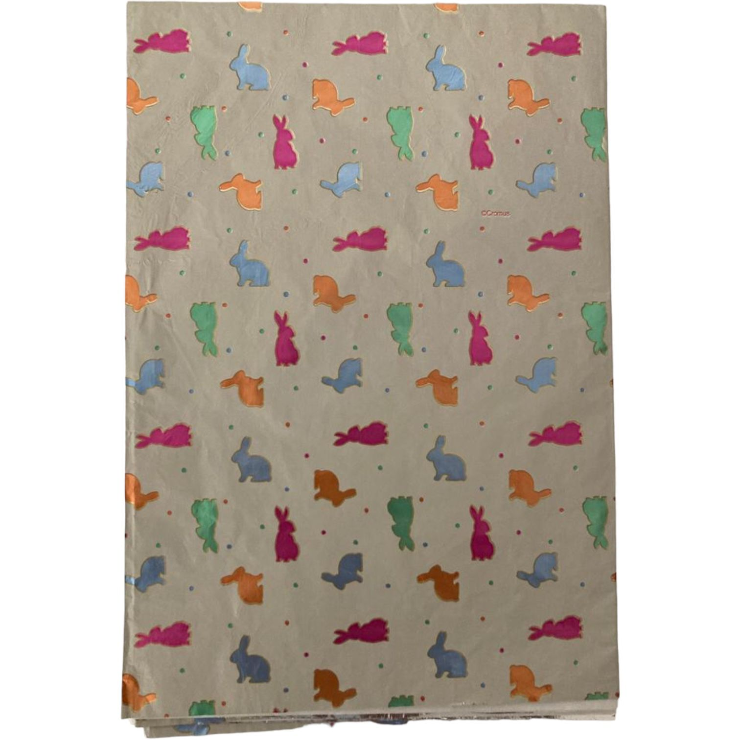 Papel Chocolate Pascua Conejo Blanco