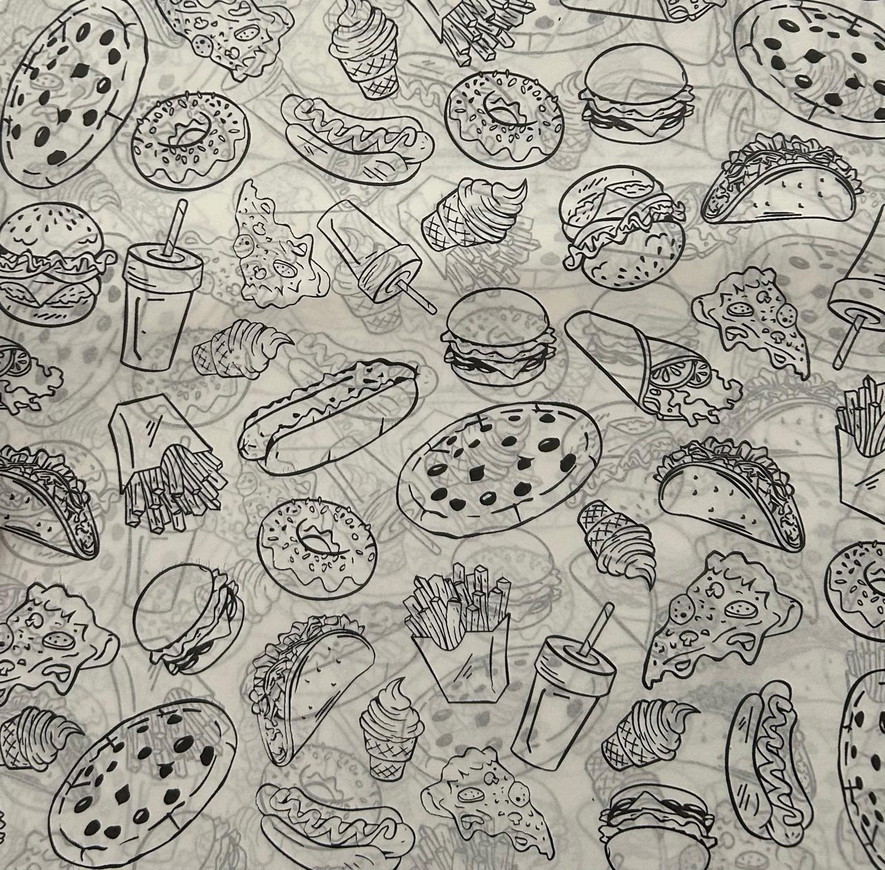 Papel Sandwich Comida (28x33)