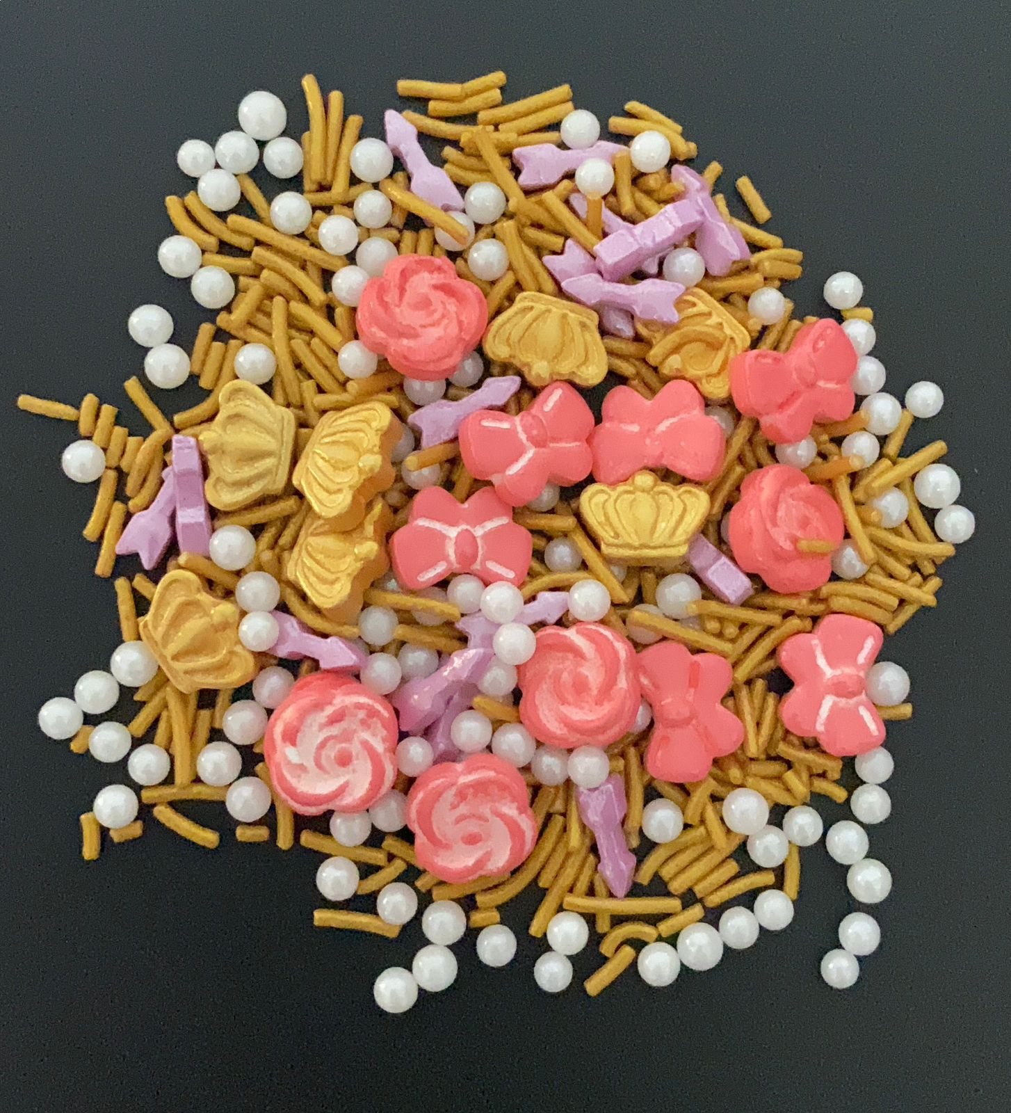 Sprinkles Corona Oro Y Rosas 84 Grs