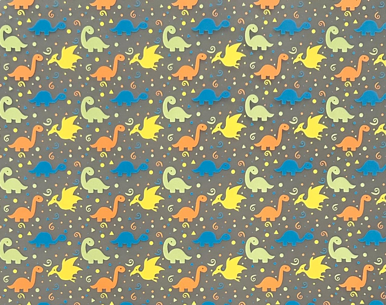 Transfer Dia Niño Dinosaurio 30x40