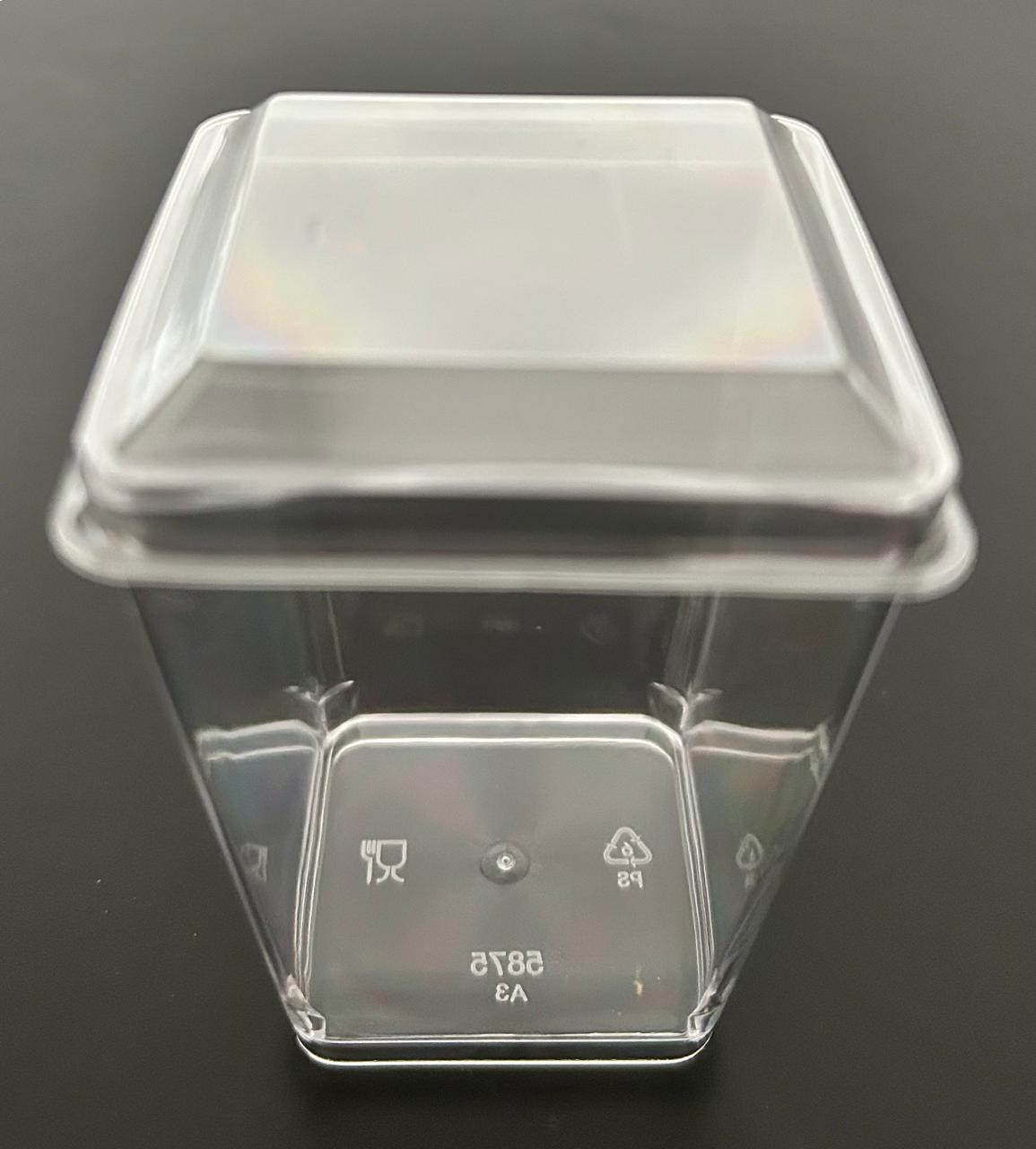 Vaso Acrilico 150cc Con Tapa